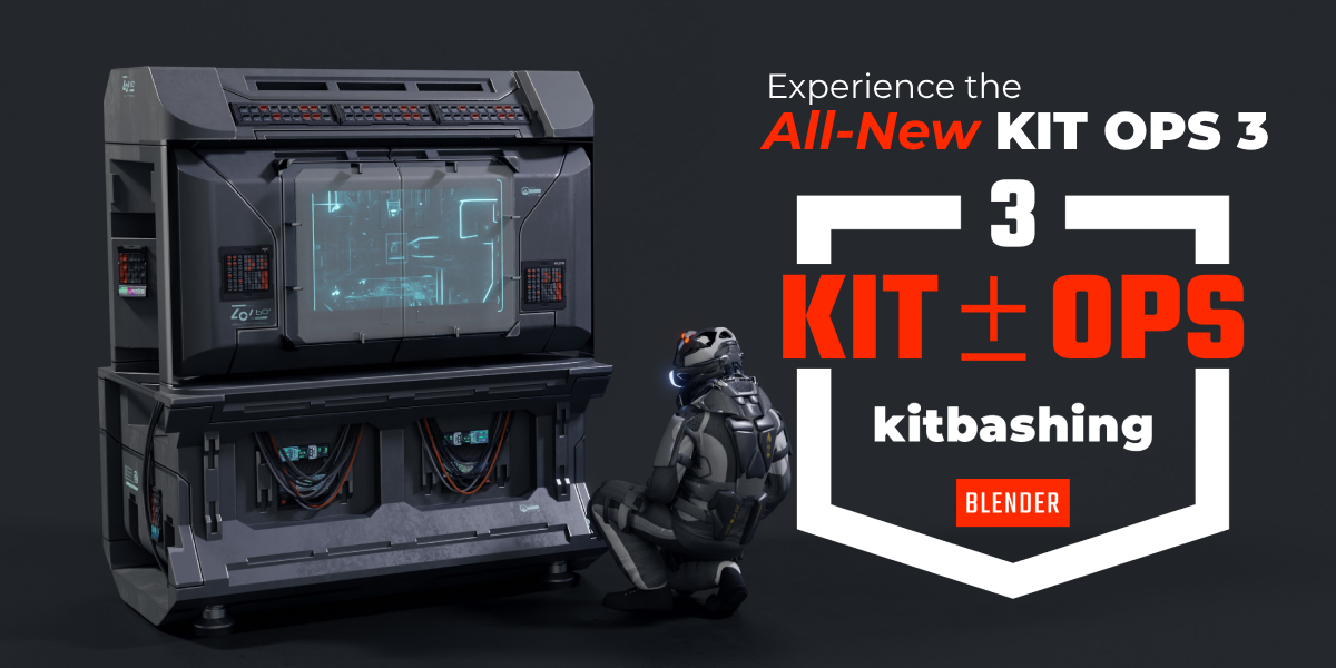 Kit Ops 3 Pro: Premiere Kitbashing Addon