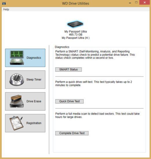 WD Drive Utilities 2.1.4.308