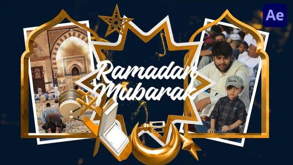 Videohive Eid & Ramadan Golden Reveal 57126770