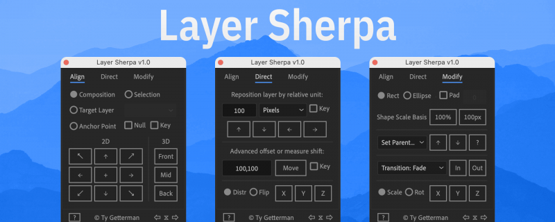 Aescripts - Layer-sherpa v1.0