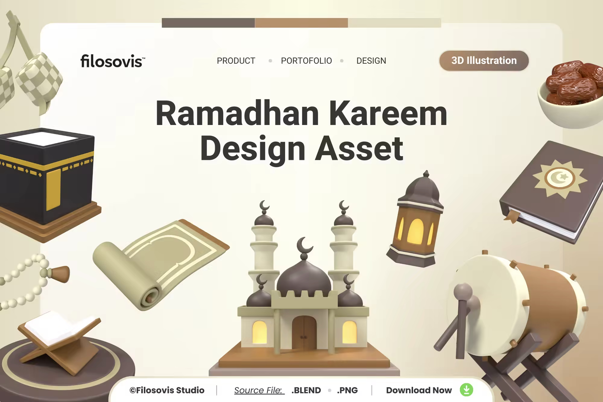 3D Ramadhan Asset M5YZGG8