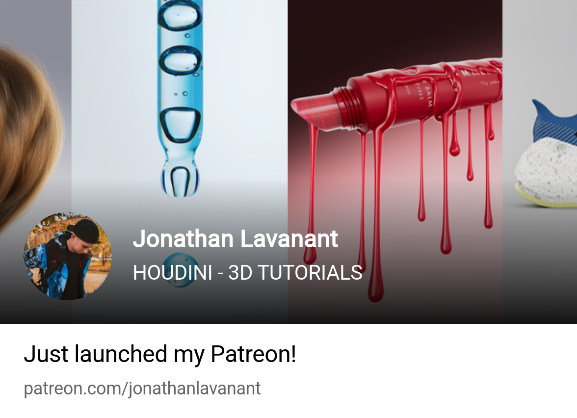 Jonathan Lavanant | HOUDINI - 3D TUTORIALS