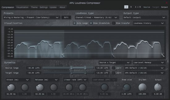 APU Software APU Loudness Compressor 3.4.3 (Win/macOS)