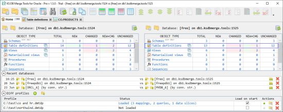KS DB Merge Tools for Oracle 1.9.0