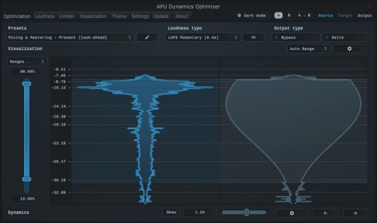 APU Software APU Dynamics Optimizer 3.4.3 (Win/macOS)