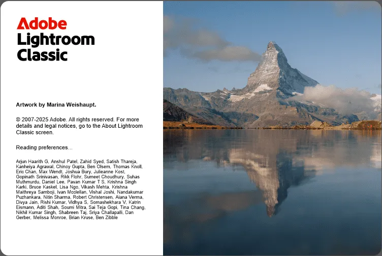 تحميل ادوبي لايت رووم 2025 الاصدار الحديث Adobe Lightroom Classic 2025 v14.3.0