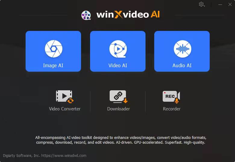 تحميل كامل Winxvideo AI 4.0