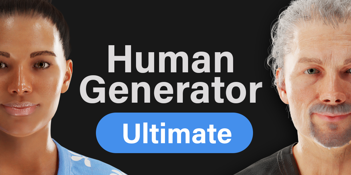 Blender Market - Human Generator Ultimate v4.0.26 + Assets