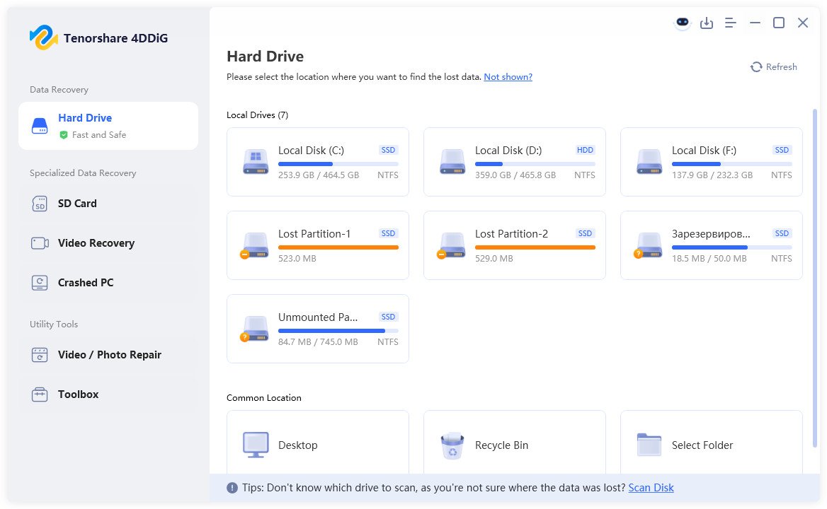 Tenorshare 4DDiG 10.3.7.5 Full