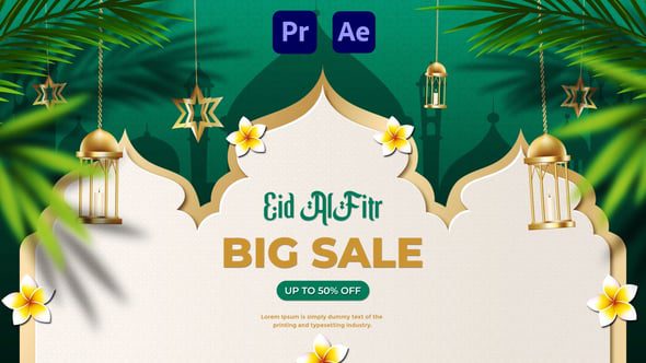Videohive - Eid Al Fitr Big Sale Intro - 57161533