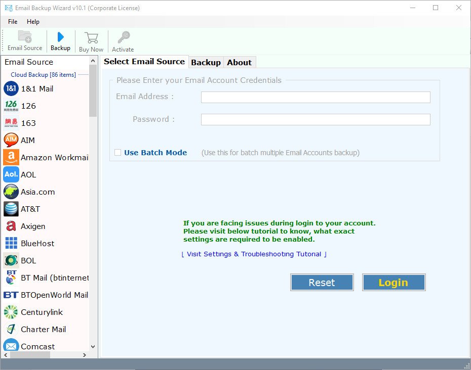 Email Backup Wizard Enterprise 16.4.2
