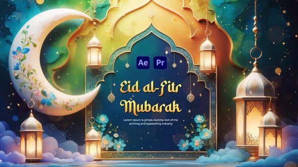 Videohive - Magical Eid Mubarak Intro - 57189814