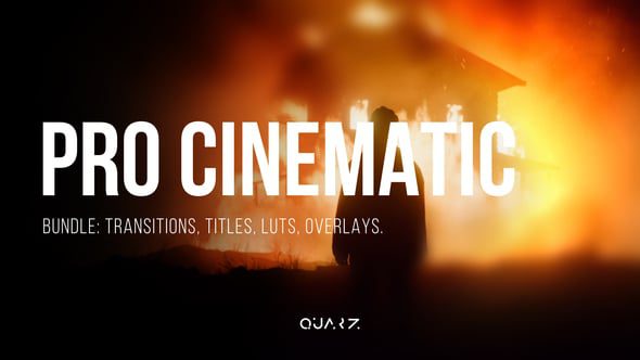 Videohive - Pro Cinematic Bundle for After Effects – Transitions, Titles, LUTs, Overlays - 57926900