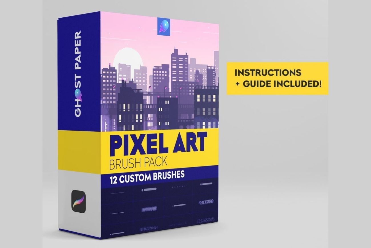 Brushgalaxy - Pixel Art Brush Pack For Procreate