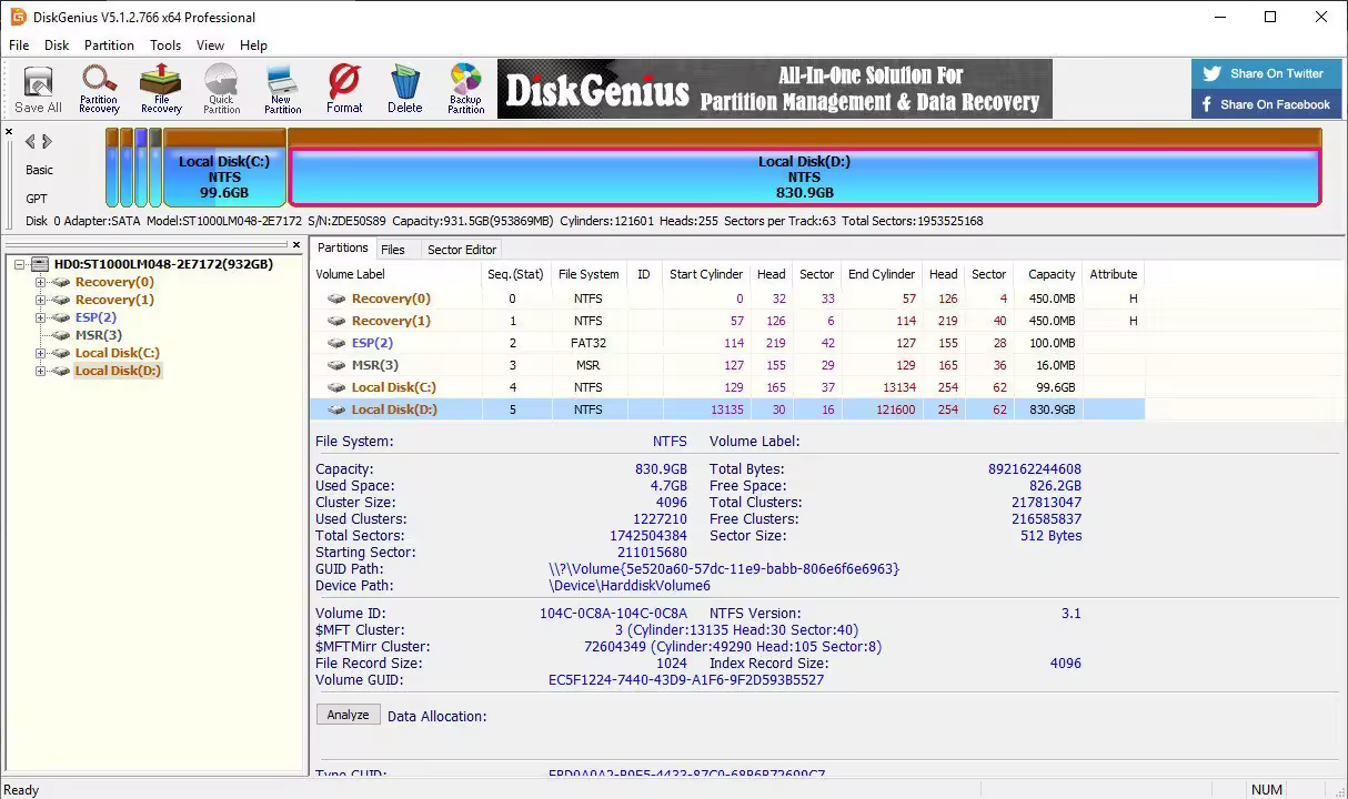DiskGenius v6.0.0.1631 Professional WinPE 2 DiskGenius v6.0.0.1631 Professional WinPE