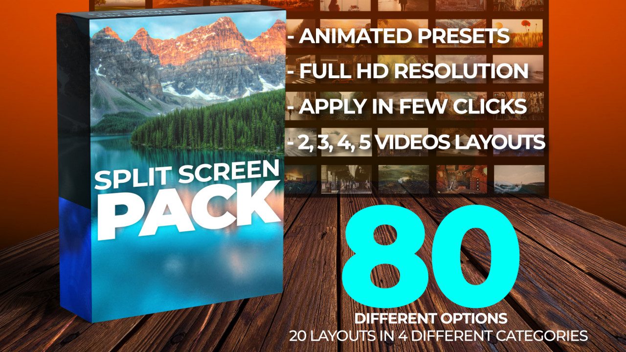 MotionArray - Premiere Pro Presets Split Screen Pack - FHD 772638