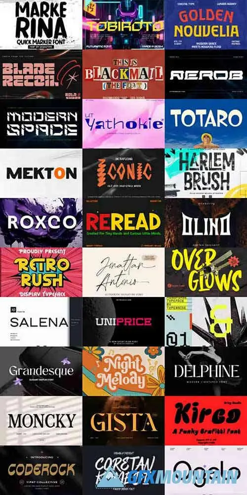 Special Fonts Bundle 27/06/2025