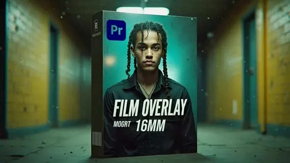 Videohive Film Overlay 16mm MOGRT 58655536