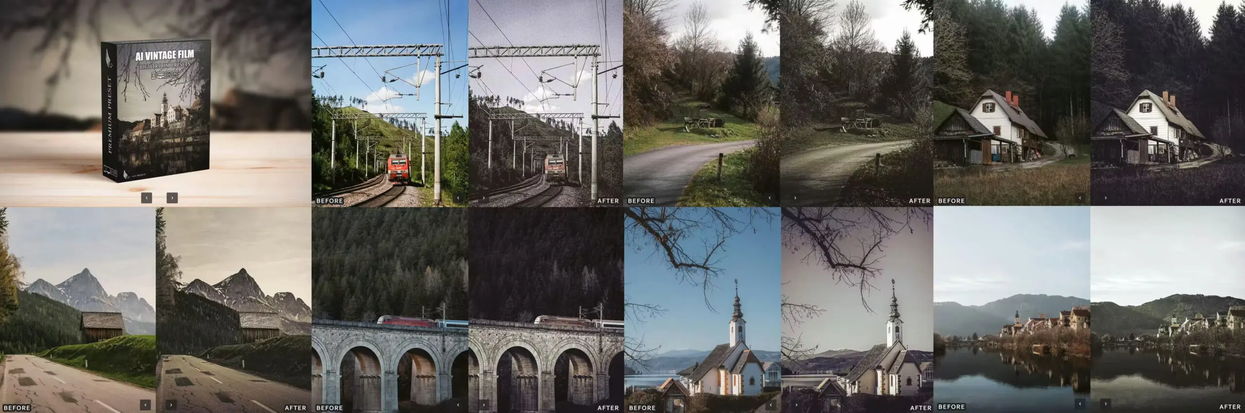 AI-Optimized Cinematic Vintage Lightroom Presets 9N7FJFC