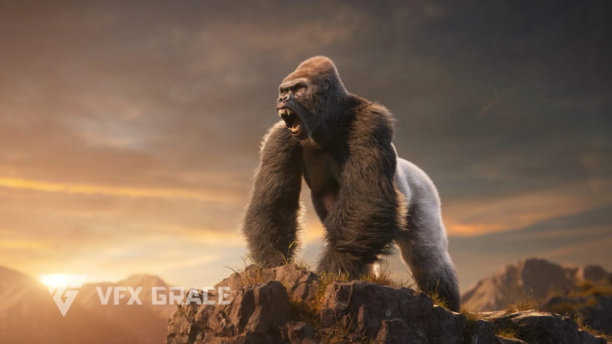 Silverback Gorilla Vfx Grace