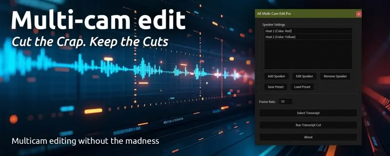 Aescripts - Multi-Cam Edit Pro for After Effects v1.0