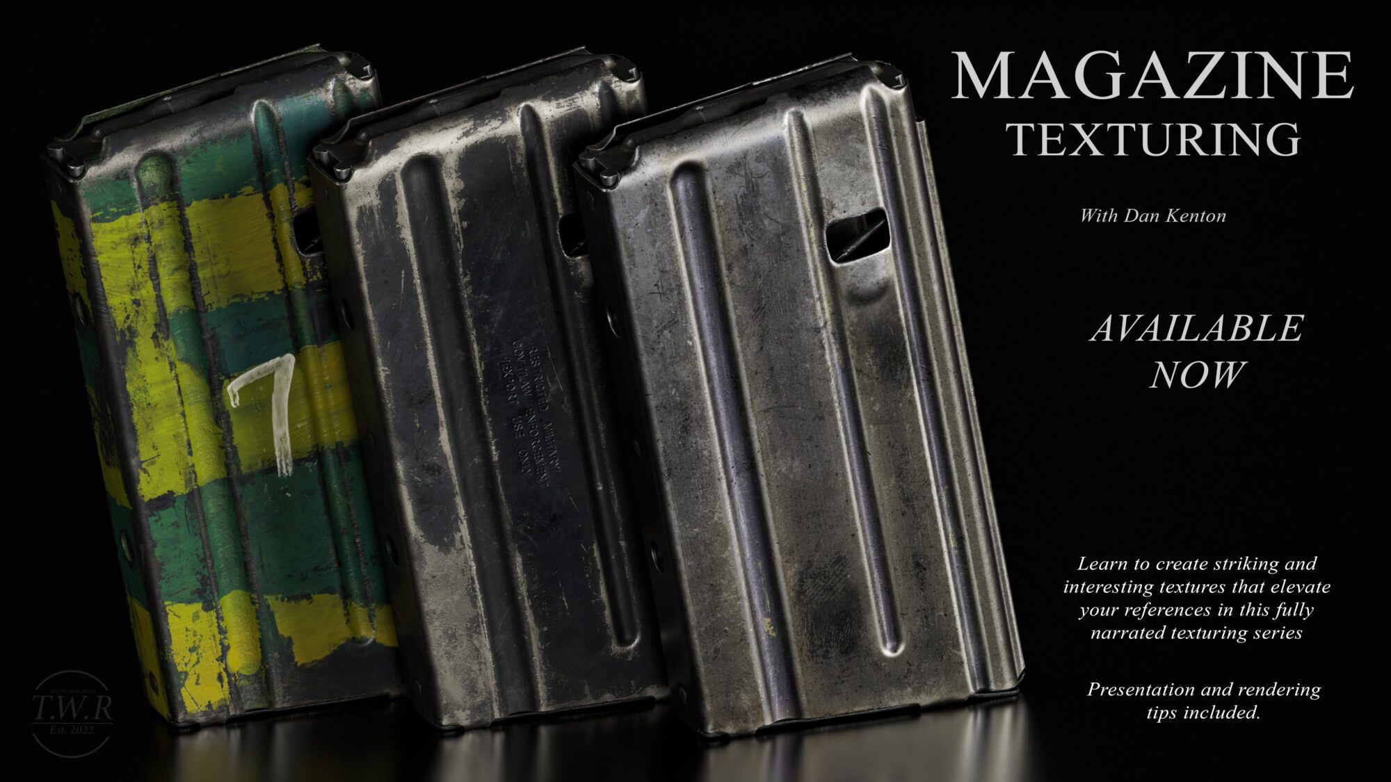 Gumroad - Magazine Texturing Tutorial by Dan Kenton