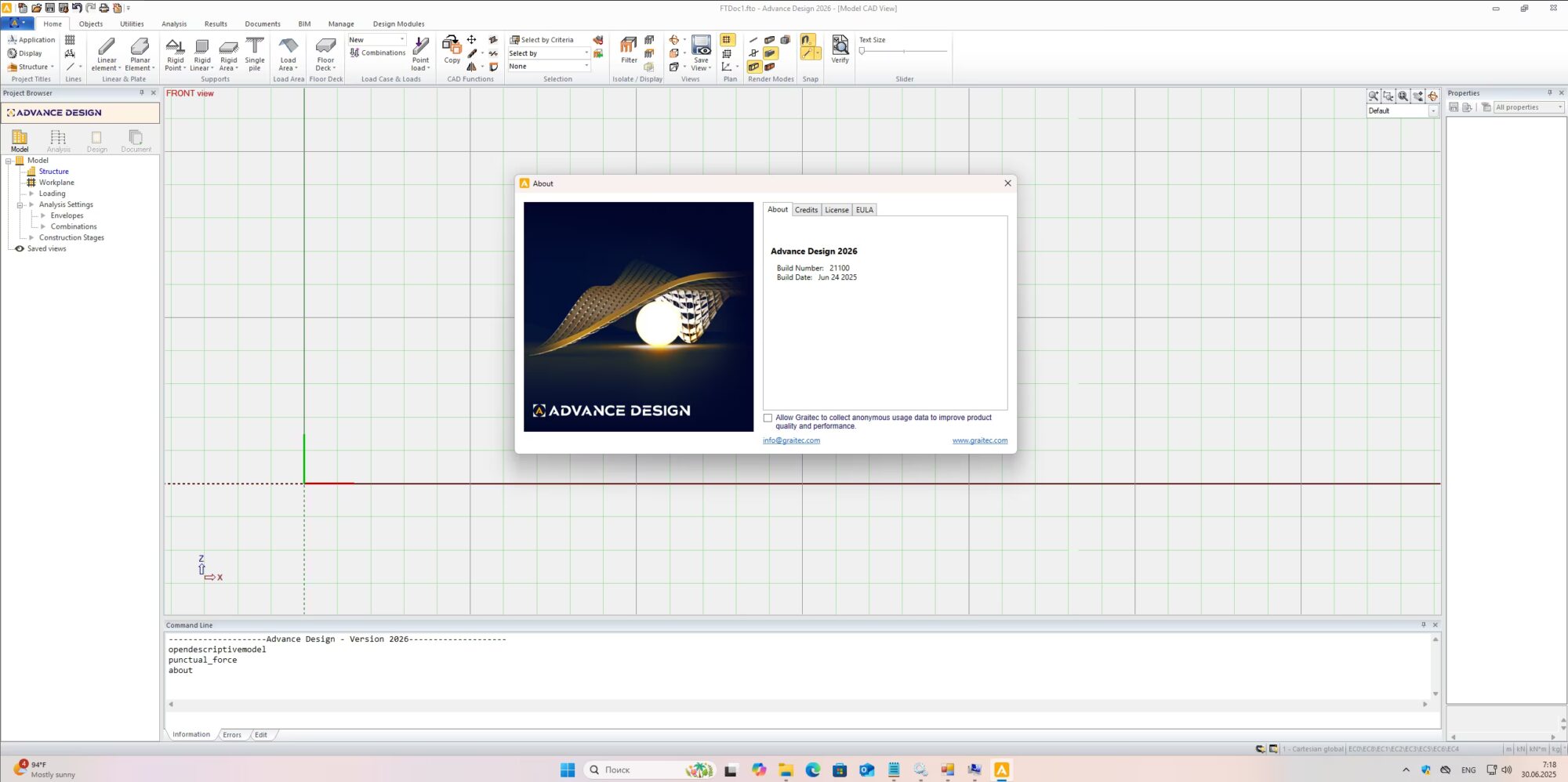 Graitec Advance Design 2026.0 build 21100 Full