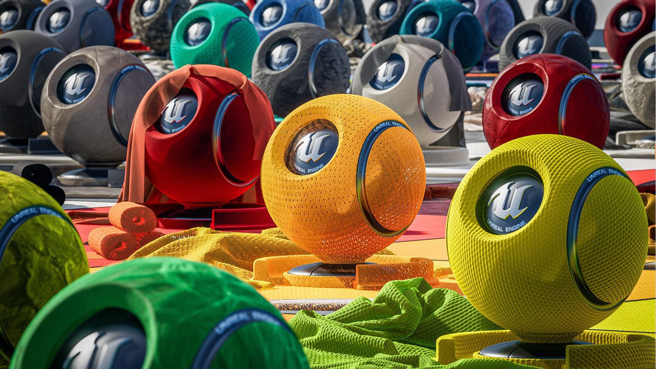 UNREAL - Fabric Materials - 56 4K PBR Pack