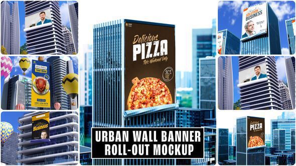 Videohive - Banner Unroll Animation – Vertical Version for Social Media Ads & Stories - 59027728
