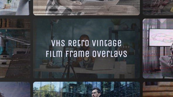 Videohive - Vintage VHS Film Effects Pack - 59062674