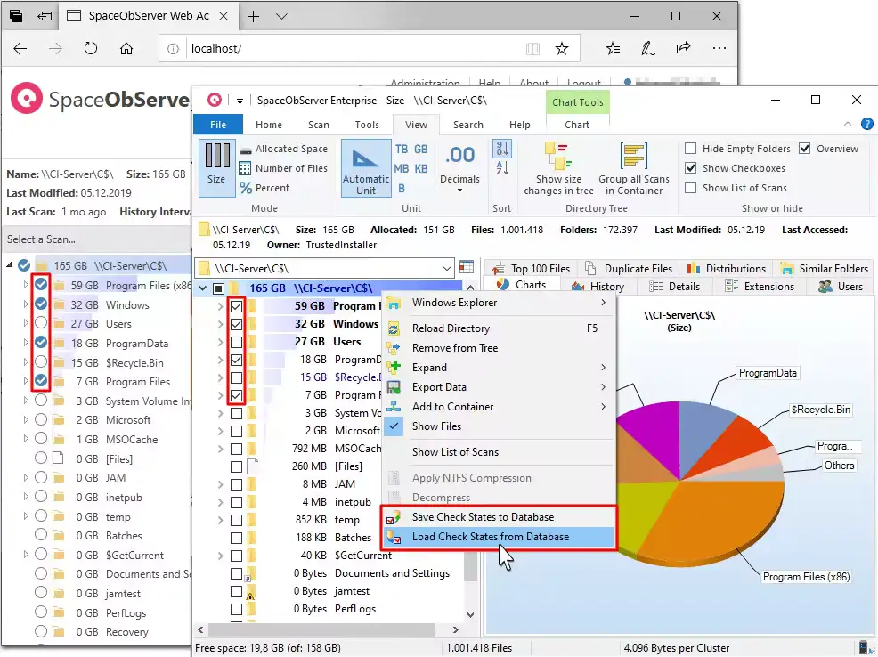 JAM Software SpaceObServer Enterprise 8.3.3.2255