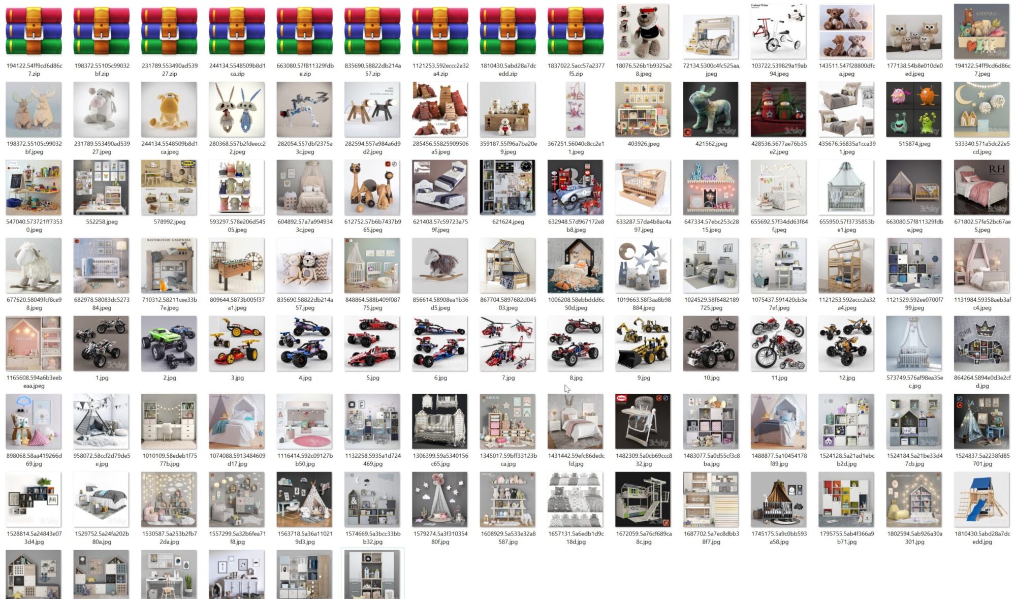 3DSKY ChildRoom 3D Models