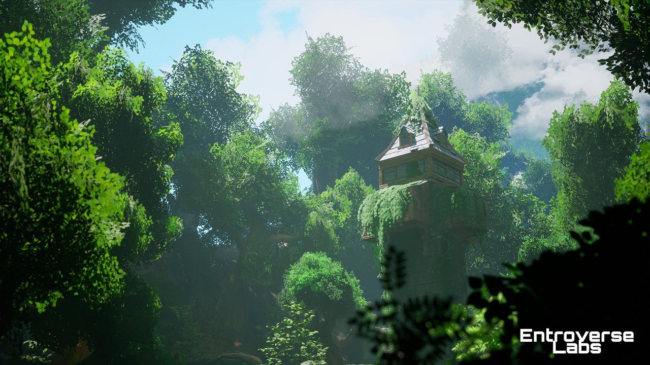 Unreal Engine Marketplace - Whispering Grove Environment ( Stylized Forest )