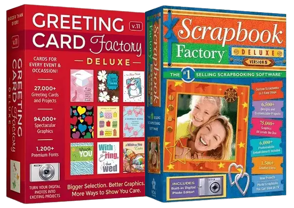 Scrapbook Factory Deluxe 5.0.0.32 / Greeting Card Factory Deluxe 11.0.0.9