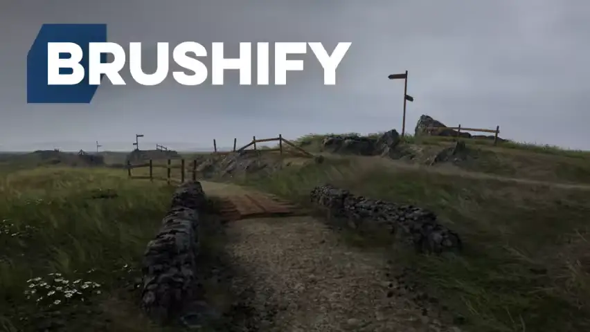Unreal Engine Marketplace - Brushify - Natural Roads Pack (5.5)