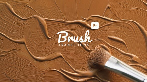 Videohive Brush transitions for Premiere Pro - 59321637
