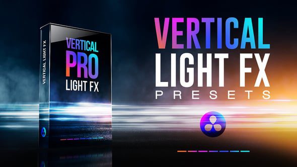 Videohive | Vertical Light FX & Transitions for Davinci Resolve Free 59123419