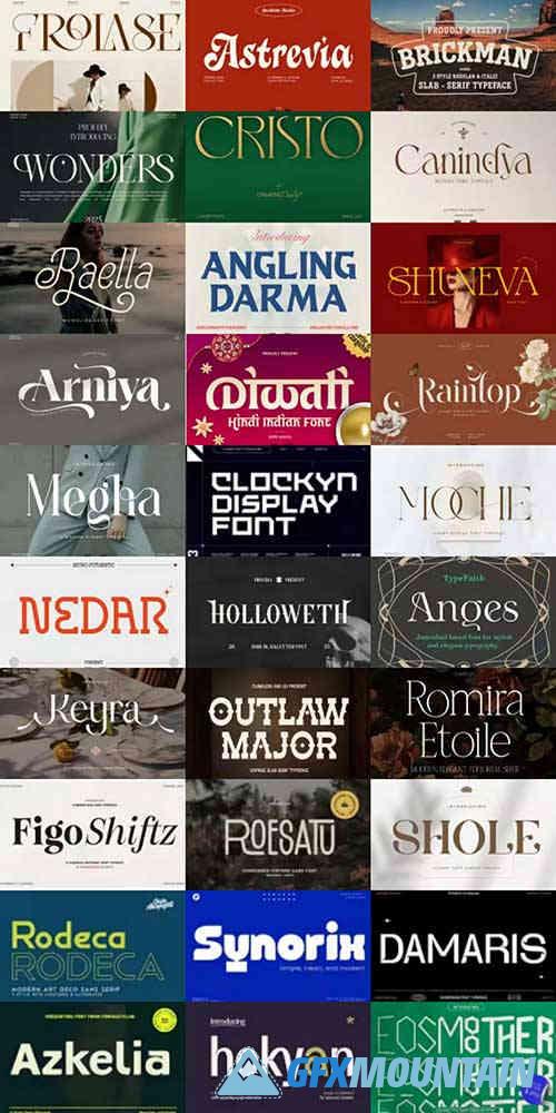 Special Fonts Bundle 28/08/2025