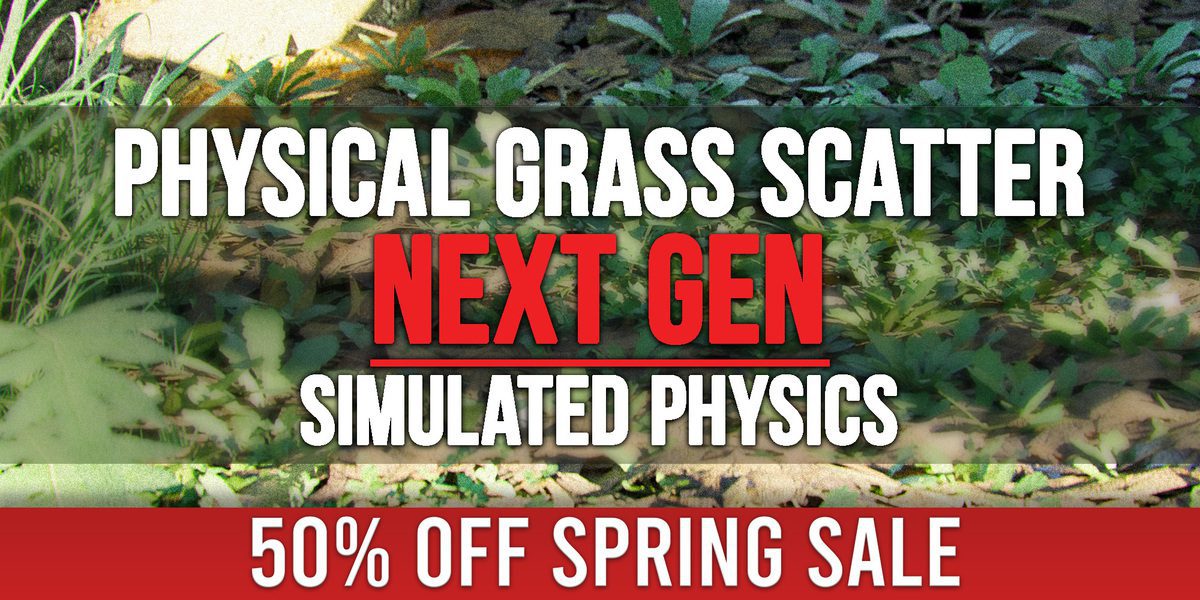 Physical Grass Scatter v1.1.1 for Blender