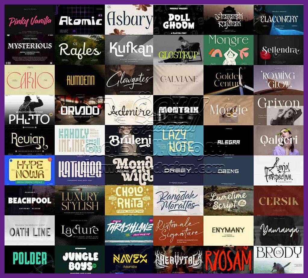 Special Fonts Bundle 03/08/2025