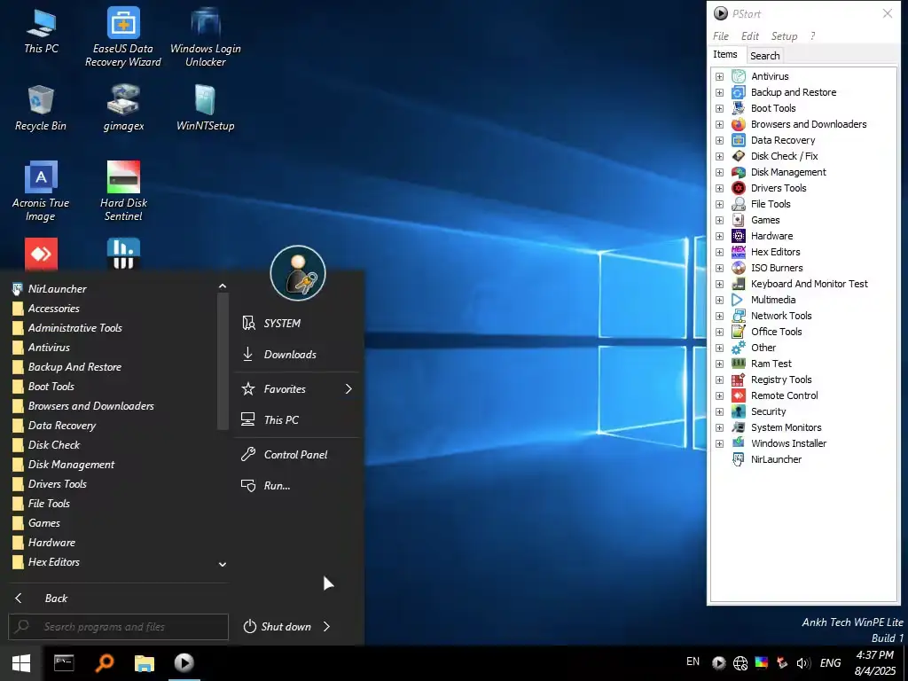 نظام الطوارئ الخفيف: مراجعة ميزات AnkhTech WinPE Lite 1.0 لصيانة وإنقاذ الحواسيب بسرعة وفعالية