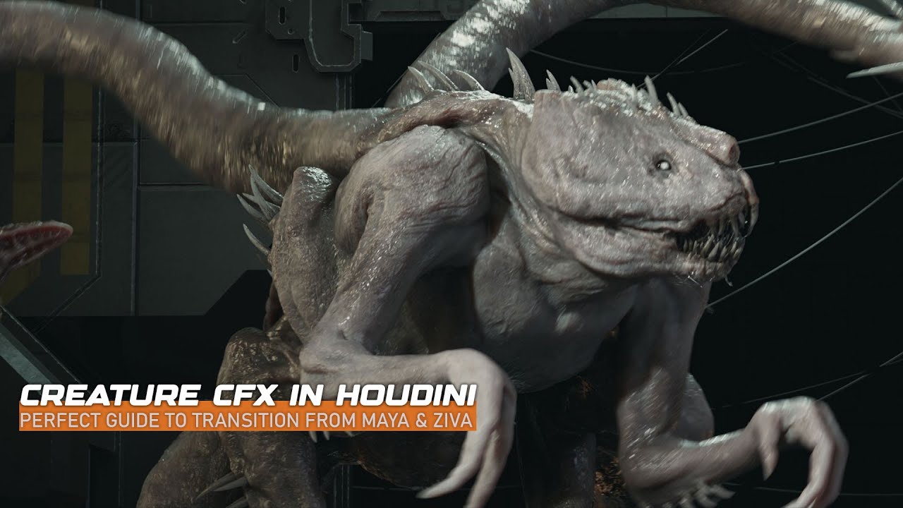 Free Download Rebelway - Creature CFX in Houdini