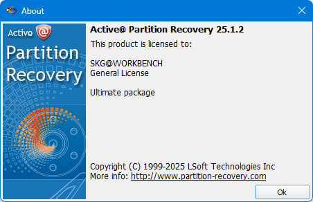 Active Partition Recovery Ultimate 25.1.2