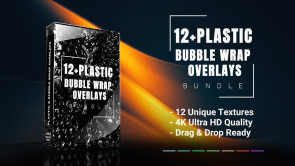 Videohive - Plastic Wrap Overlays – Bubble Textures, Crumpled Foil & Distressed Effects 59794675