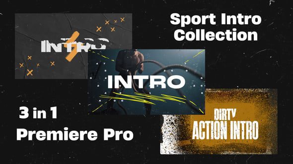 Videohive - Sport Intro Collection Mogrt 59719359