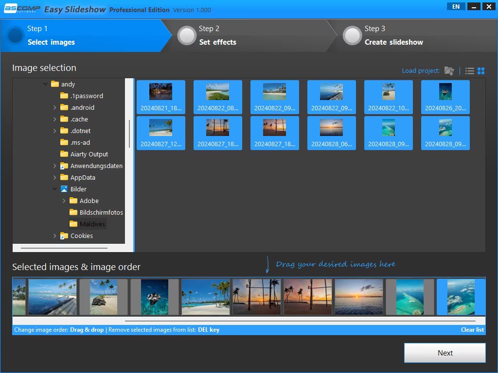 ASCOMP Easy Slideshow Professional 1.003