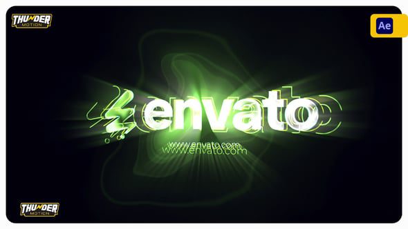 Videohive - Pixel Storm Logo Reveal 59643598