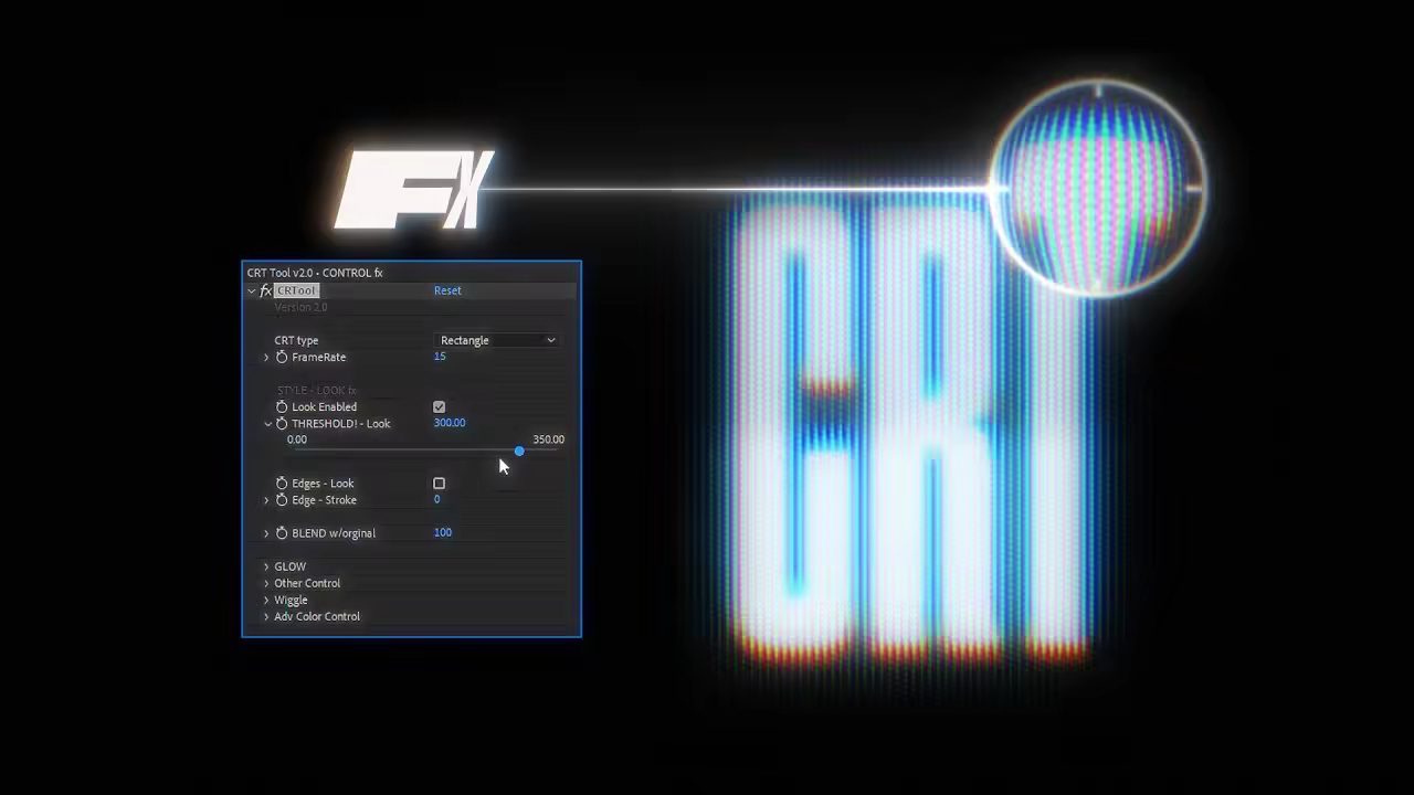 Animafx – CRT Tool v1.0 for AfterEffects