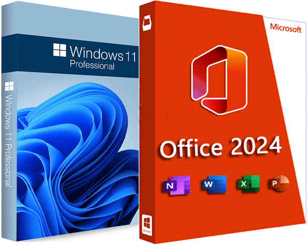 ويندوز 11 برو 24H2 مع Office 2024 مفعل مسبقاً - نسخة متعددة اللغات