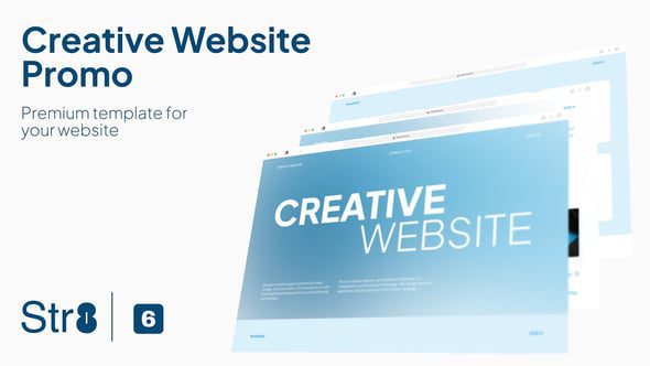 Videohive - Creative Website Promo 59716518